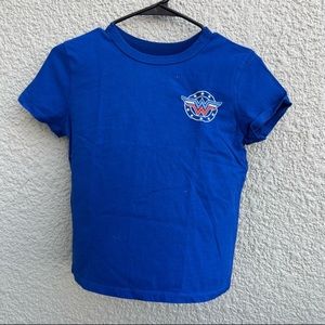Wonder Woman blue crop top
Size medium 
In EUC
